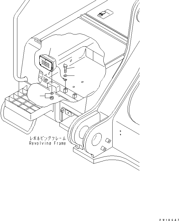 Схема запчастей Komatsu PC800-6 - ЭЛЕКТРОПРОВОДКА (ЛАМПА РАБОЧ. ОСВЕЩЕНИЯ)(№-) ЭЛЕКТРИКА