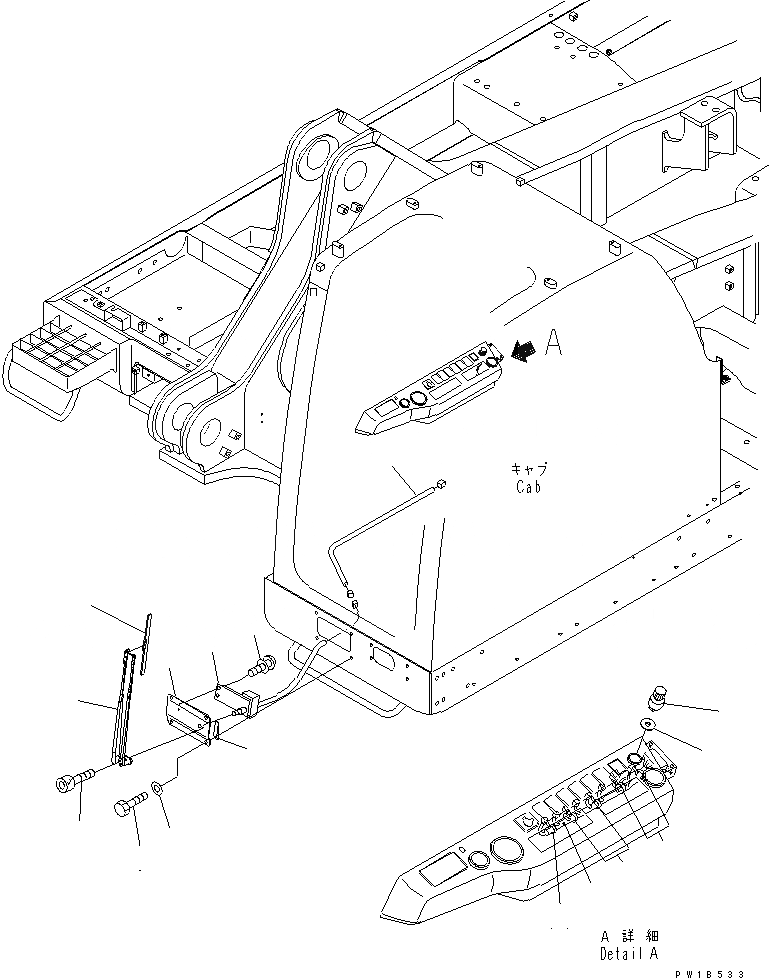 Схема запчастей Komatsu PC800-6 - НИЖН. ДВОРНИКИ (ДЛЯ COMPONENT)(№-) КАБИНА ОПЕРАТОРА И СИСТЕМА УПРАВЛЕНИЯ