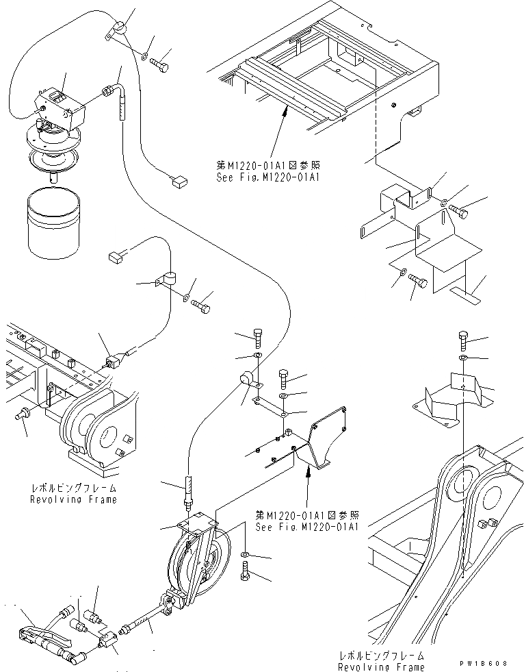 Схема запчастей Komatsu PC800-6 - НАСОС СМАЗКИ(№-) РАЗНОЕ