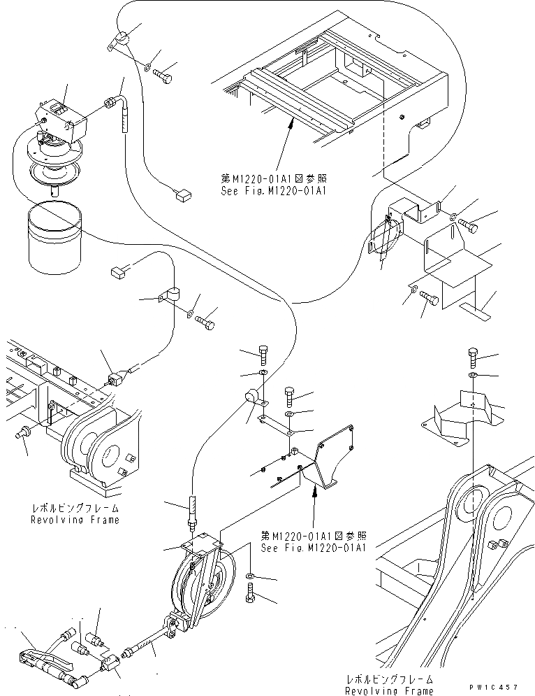 Схема запчастей Komatsu PC800-6 - НАСОС СМАЗКИ(№-) РАЗНОЕ