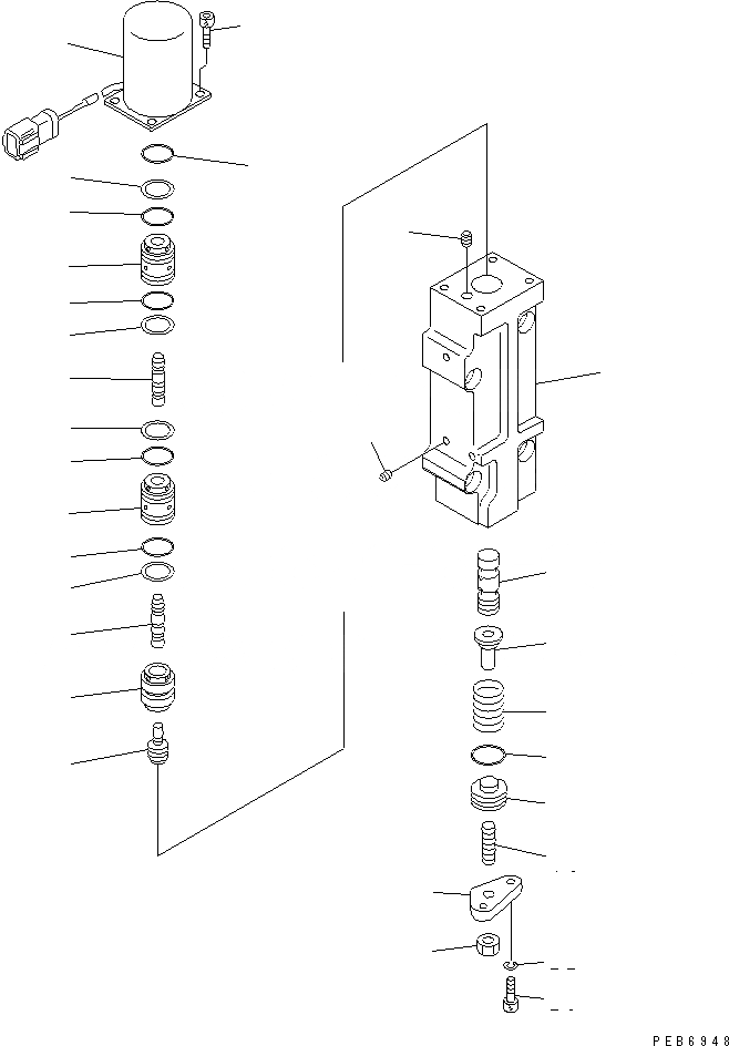 Схема запчастей Komatsu PC800-6-AM - ОСНОВН. НАСОС (/8) (NO. НАСОС)(№-) ОСНОВН. КОМПОНЕНТЫ И РЕМКОМПЛЕКТЫ