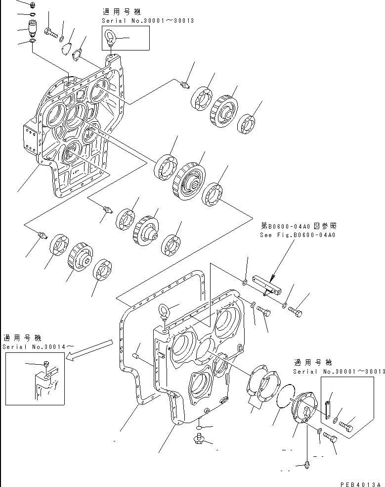 Схема запчастей Komatsu PC800-6 - МЕХ-М ОТБОРА МОЩНОСТИ(№-7) КОМПОНЕНТЫ ДВИГАТЕЛЯ