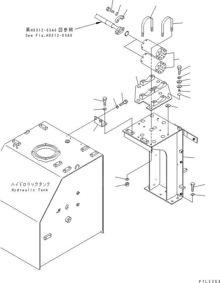 Схема запчастей Komatsu PC800-6 - ПОДАЮЩ. ТРУБЫ (ФИЛЬТР. СТОЙКА)(№7-999) ГИДРАВЛИКА