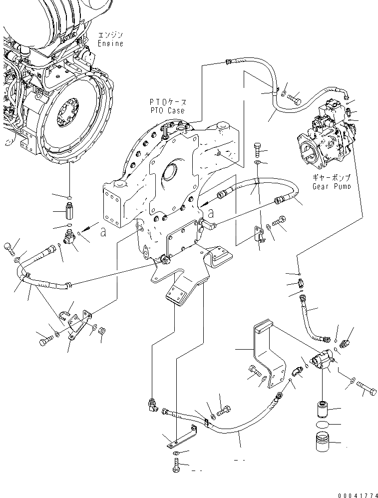 Схема запчастей Komatsu PC800-8 - МЕХ-М ОТБОРА МОЩНОСТИ (СМАЗЫВАЮЩ. ЛИНИЯ) КОМПОНЕНТЫ ДВИГАТЕЛЯ