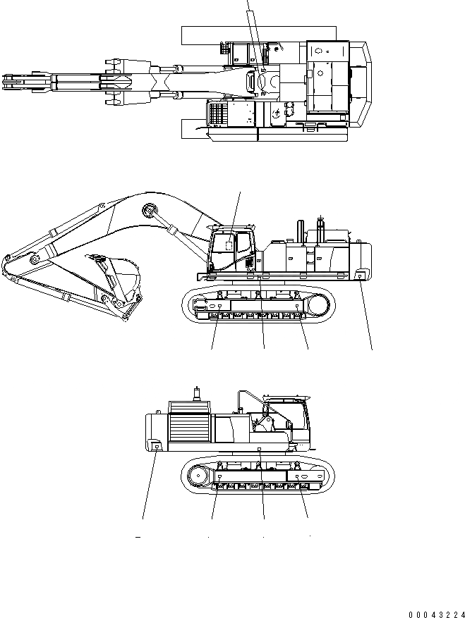 Схема запчастей Komatsu PC800-8 - ОБСЛУЖ-Е МАРКИРОВКАS МАРКИРОВКА