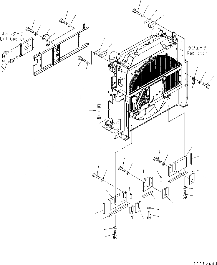 Схема запчастей Komatsu PC800-8K - ОХЛАЖД-Е (ДАТЧИК И COVER) (С 7A ГЕНЕРАТОР) C СИСТЕМА ОХЛАЖДЕНИЯ