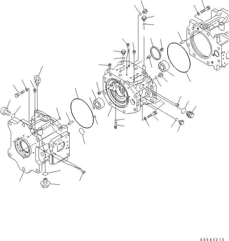 Схема запчастей Komatsu PC800-8K - ОСНОВН. НАСОС (/) Y ОСНОВН. КОМПОНЕНТЫ И РЕМКОМПЛЕКТЫ