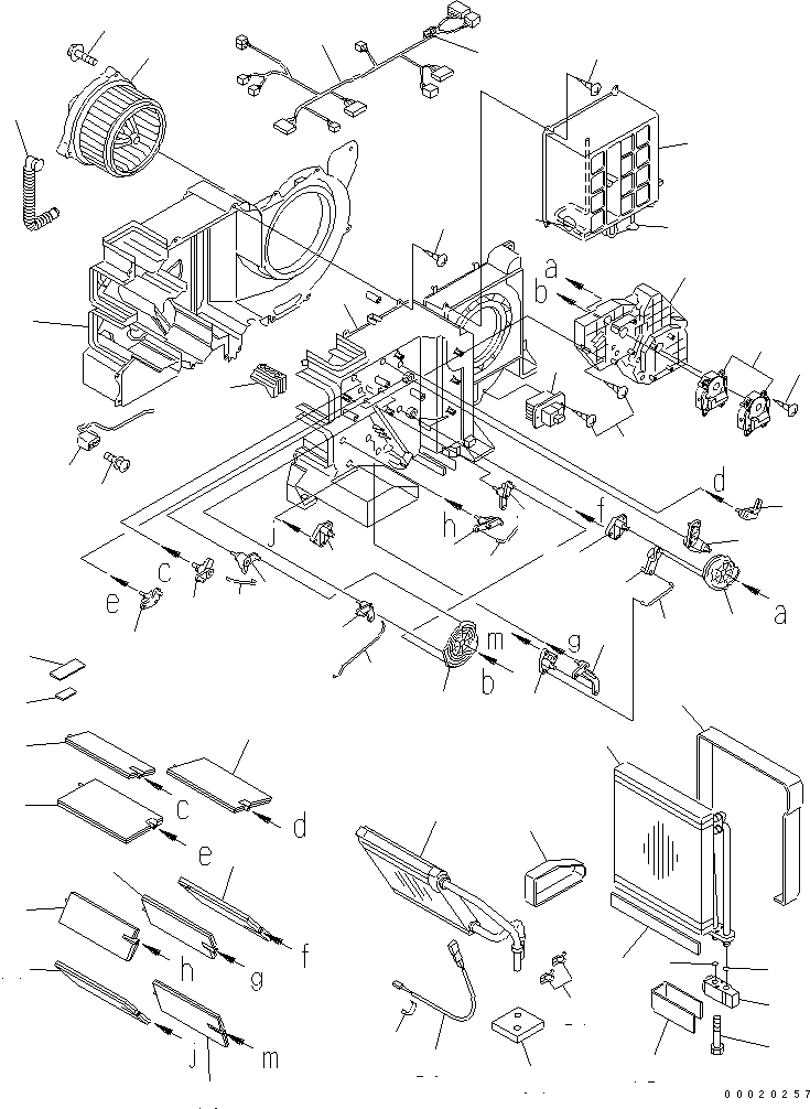 Схема запчастей Komatsu PC800-8K - БЛОК ASSEMBLY (С КОНДИЦИОНЕРОМ) Y ОСНОВН. КОМПОНЕНТЫ И РЕМКОМПЛЕКТЫ