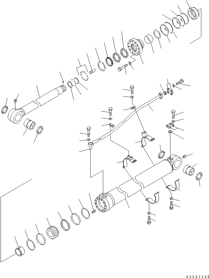 Схема запчастей Komatsu PC800LC-8 - ЦИЛИНДР РУКОЯТИ(SE)(№-) ОСНОВН. КОМПОНЕНТЫ И РЕМКОМПЛЕКТЫ