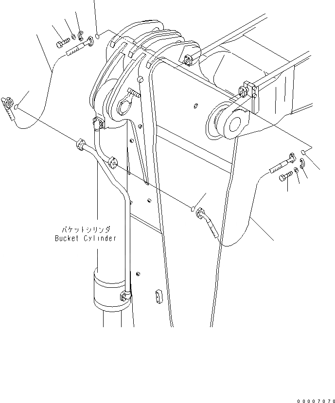 Схема запчастей Komatsu PC800SE-7-M1 - РУКОЯТЬ (.9M) (ЦИЛИНДР КОВША ТРУБЫ) (ДЛЯ ЭКСКАВАТ.) РАБОЧЕЕ ОБОРУДОВАНИЕ