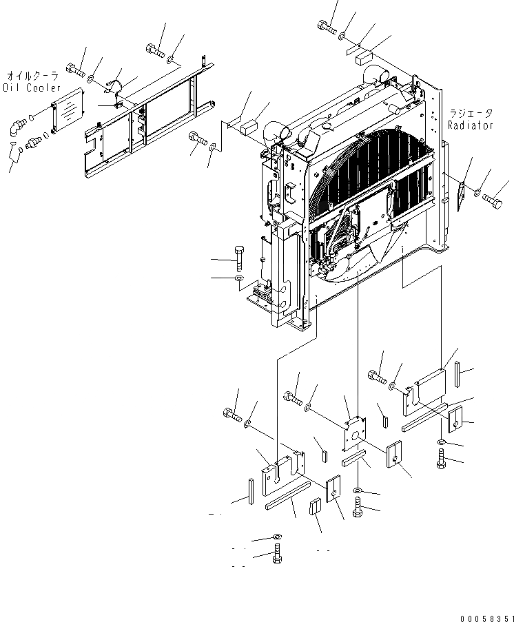 Схема запчастей Komatsu PC800SE-8 - ОХЛАЖД-Е (ДАТЧИК И COVER) (С 7A ГЕНЕРАТОР)(№7-) СИСТЕМА ОХЛАЖДЕНИЯ