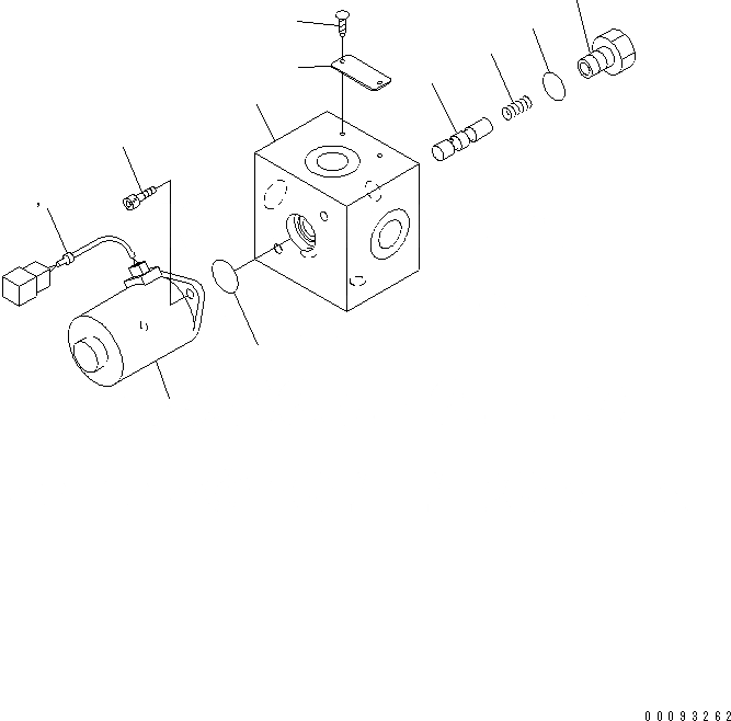 Схема запчастей Komatsu PC800SE-8R - СОЛЕНОИДНЫЙ КЛАПАН (ВНУТР. ЧАСТИ)(№9-) ОСНОВН. КОМПОНЕНТЫ И РЕМКОМПЛЕКТЫ