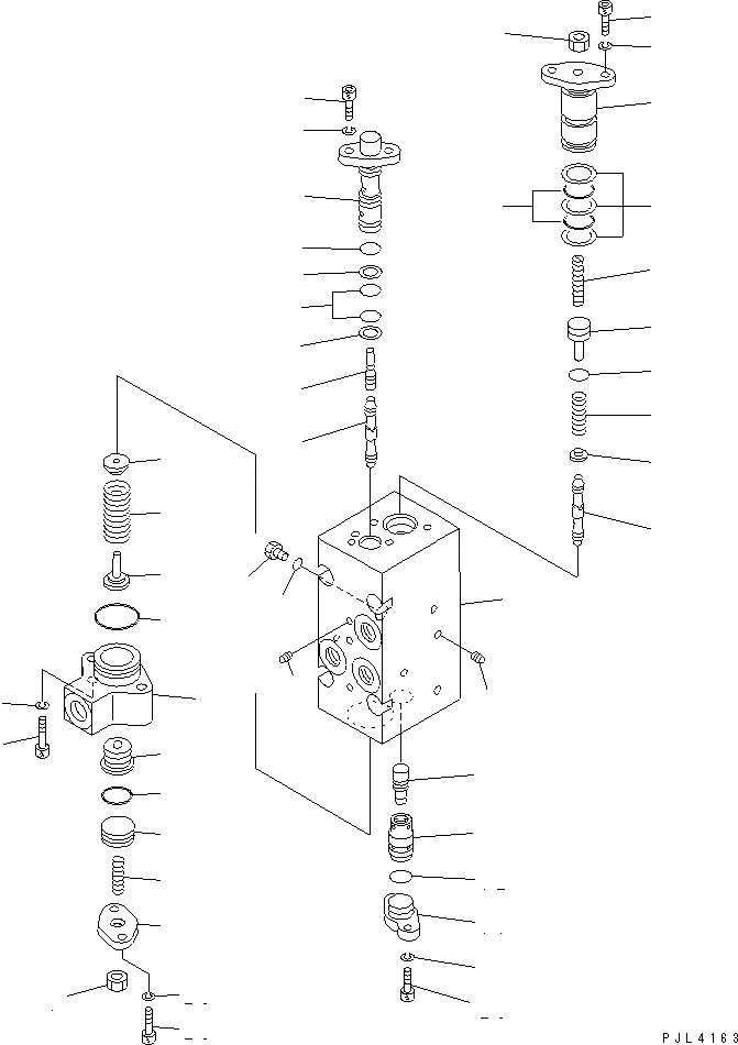 Схема запчастей Komatsu PC800SE-6 - ОСНОВН. НАСОС (/8) (NO. НАСОС)(№-7) ОСНОВН. КОМПОНЕНТЫ И РЕМКОМПЛЕКТЫ