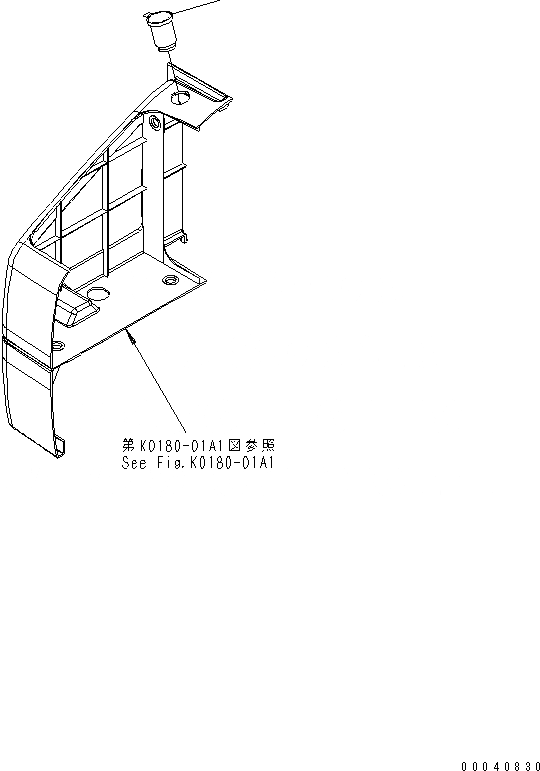 Схема запчастей Komatsu PC850-8 - ПЛАСТИНА (НАПРЯЖ. 12В) (ДЛЯ ЕС) МАРКИРОВКА