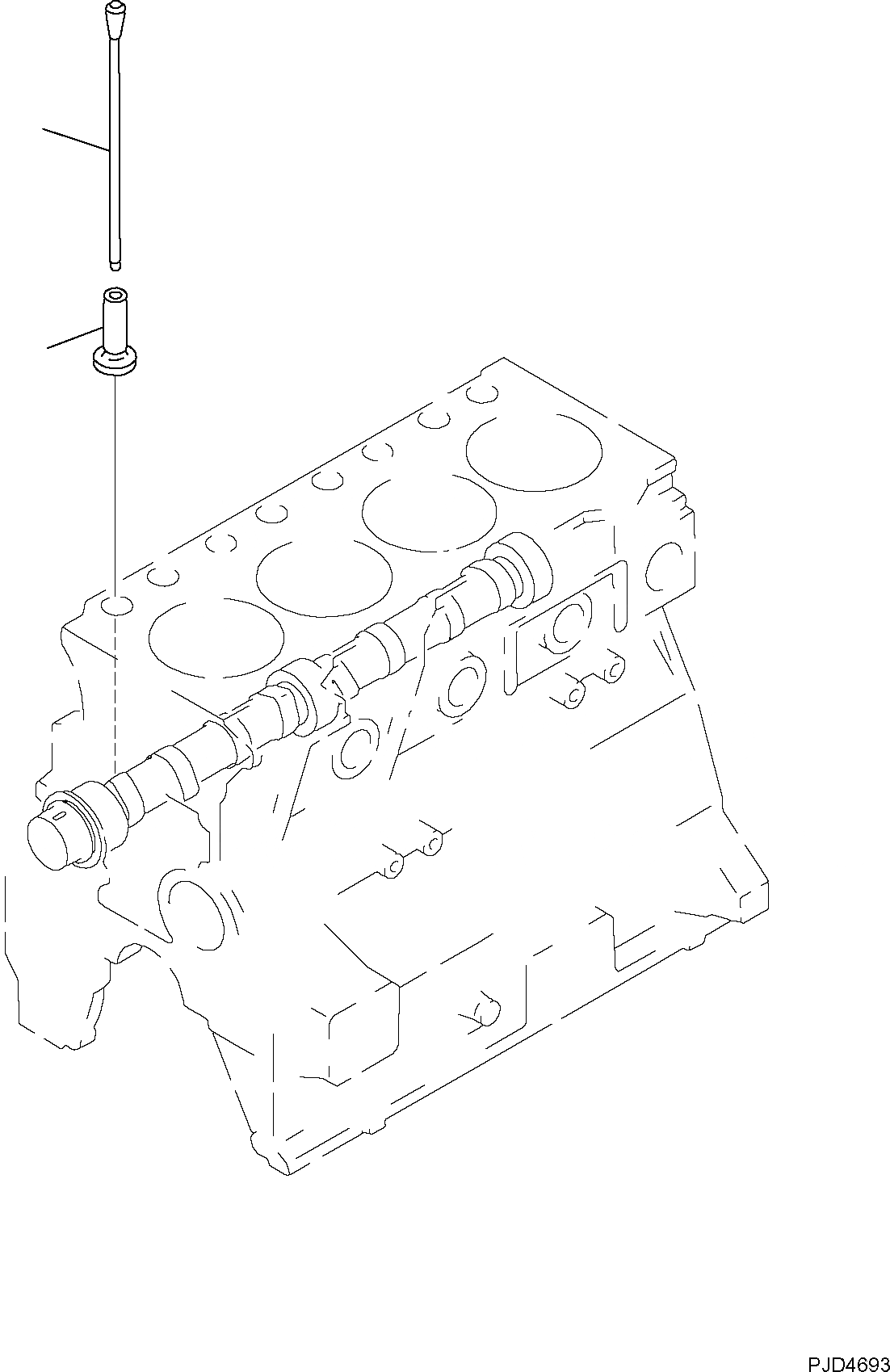 Схема запчастей Komatsu PC88MR-6 - TAPPER ДВИГАТЕЛЬ