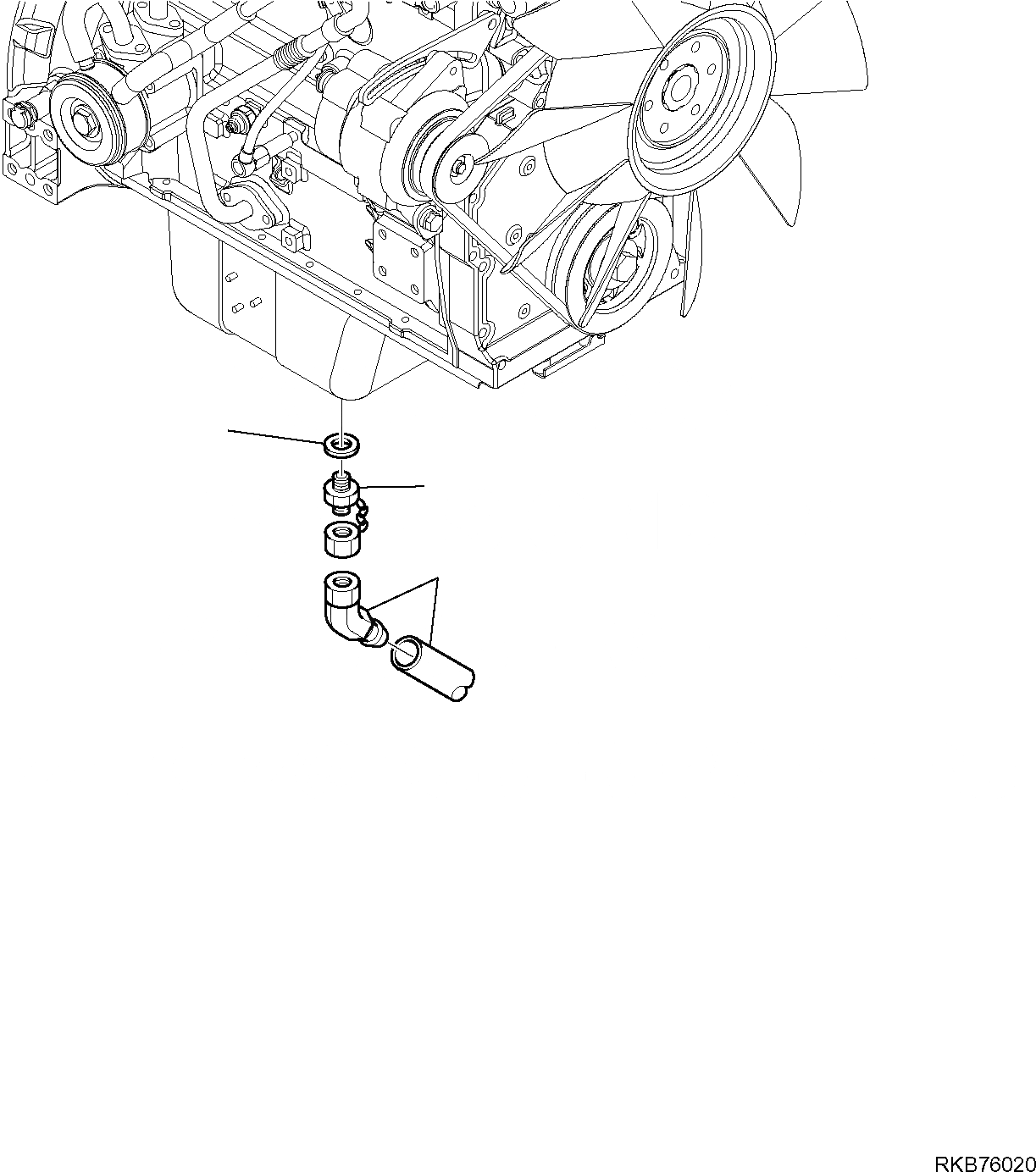 Схема запчастей Komatsu PC88MR-6 - ОБОРУД-Е (TUV) МАРКИРОВКА