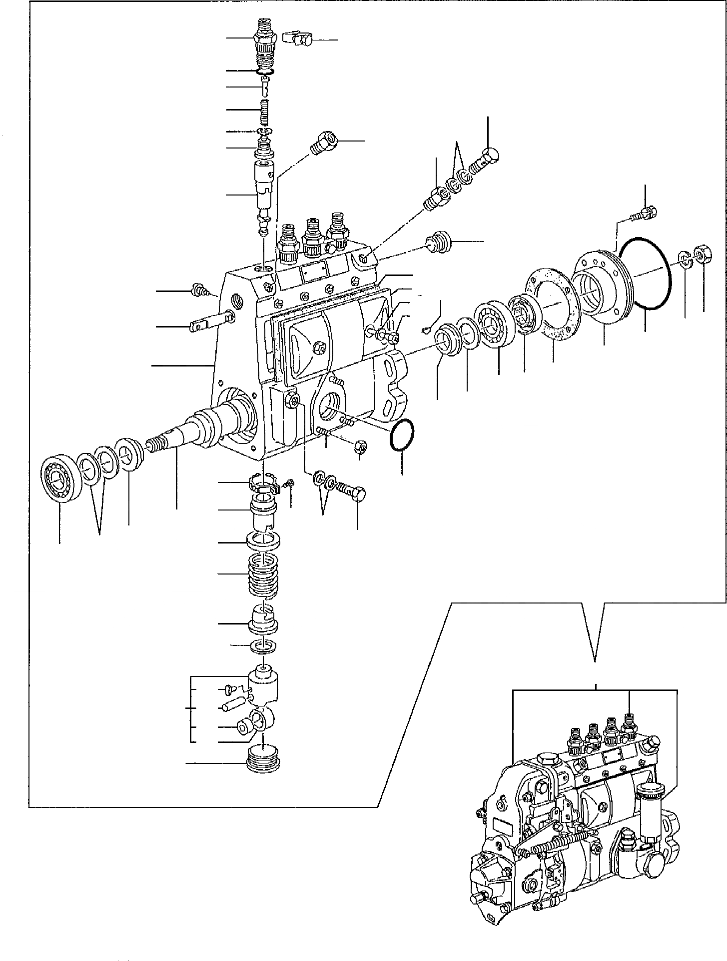 Схема запчастей Komatsu PC95R-2 - ТОПЛ. НАСОС ДВИГАТЕЛЬ
