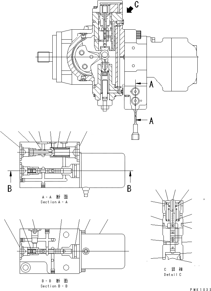 Схема запчастей Komatsu PW128UU-1 - ОСНОВН. НАСОС (/) ОСНОВН. КОМПОНЕНТЫ И РЕМКОМПЛЕКТЫ