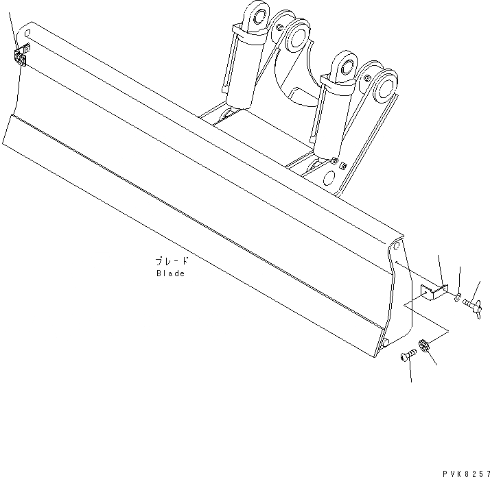 Схема запчастей Komatsu PW130ES-6K - ОТВАЛ REFLECTOR (ДЛЯ ПЕРЕДН. DOZER)(№K-K) SUSPENTION И КОЛЕСА