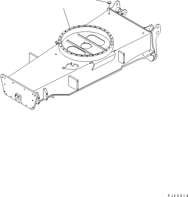 Схема запчастей Komatsu PW130ES-6K - ШАССИ РАМА(№K-) SUSPENTION И КОЛЕСА