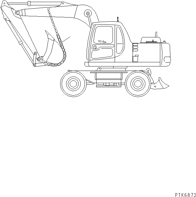 Схема запчастей Komatsu PW130ES-6K - КОВШ LIMITED БЛОК СПЕЦ. ОПЦИИ