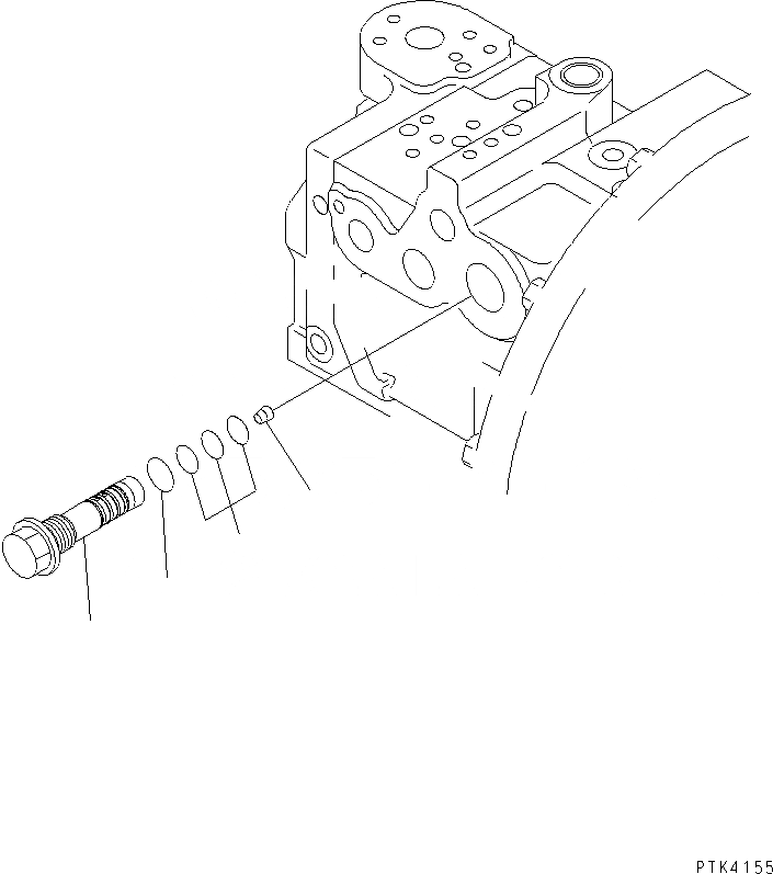 Схема запчастей Komatsu PW130ES-6K - ОСНОВН. НАСОС (7/8) ОСНОВН. КОМПОНЕНТЫ И РЕМКОМПЛЕКТЫ