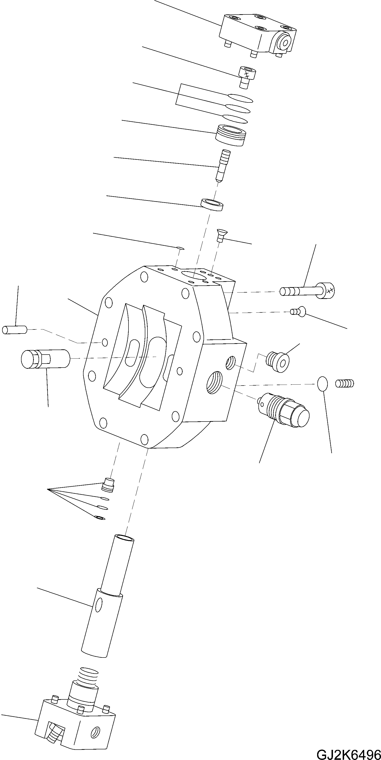 Схема запчастей Komatsu PW140-7 - МОТОР ХОДА (/) Y ОСНОВН. КОМПОНЕНТЫ И РЕМКОМПЛЕКТЫ