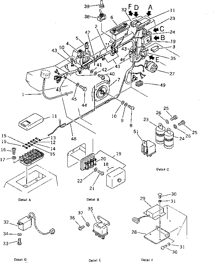 Схема запчастей Komatsu PW150-1 - ЭЛЕКТРИКА (/) (REGULATION OF SWEDEN) СПЕЦ. APPLICATION ЧАСТИ¤ МАРКИРОВКА¤ ИНСТРУМЕНТ И РЕМКОМПЛЕКТЫ