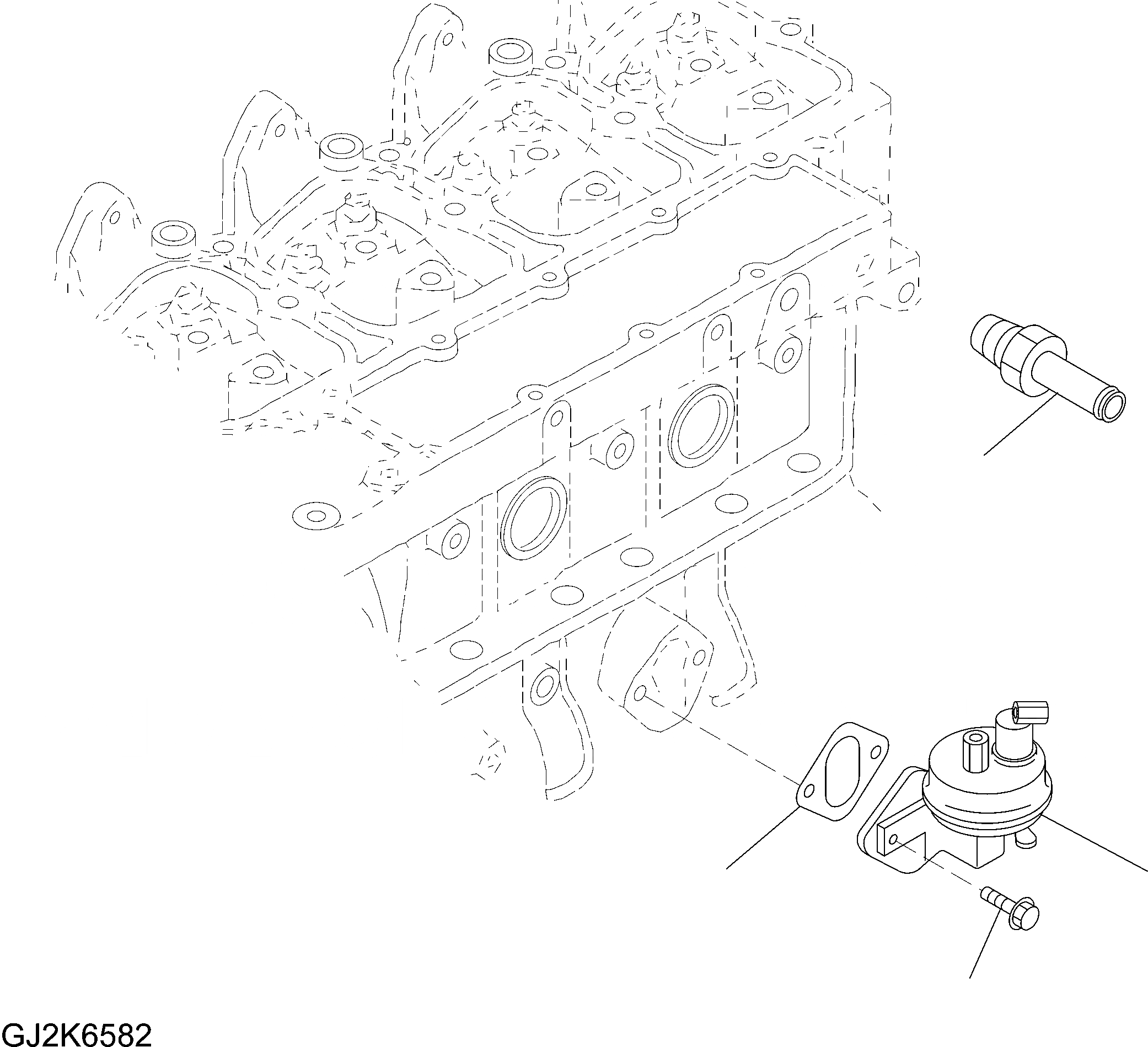 Схема запчастей Komatsu PW160-7 - НАСОС ПОДКАЧКИ ТОПЛИВА AA ДВИГАТЕЛЬ