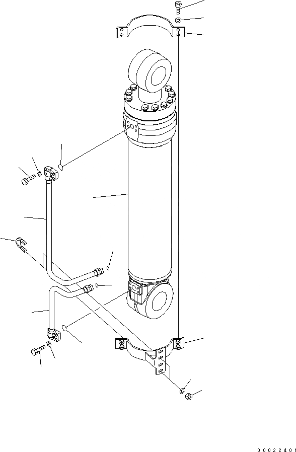 Схема запчастей Komatsu PW160-7 - СТРЕЛА ADJUST ЦИЛИНДР (БЕЗ КЛАПАН БЕЗОПАСНОСТИ) (/) T РАБОЧЕЕ ОБОРУДОВАНИЕ