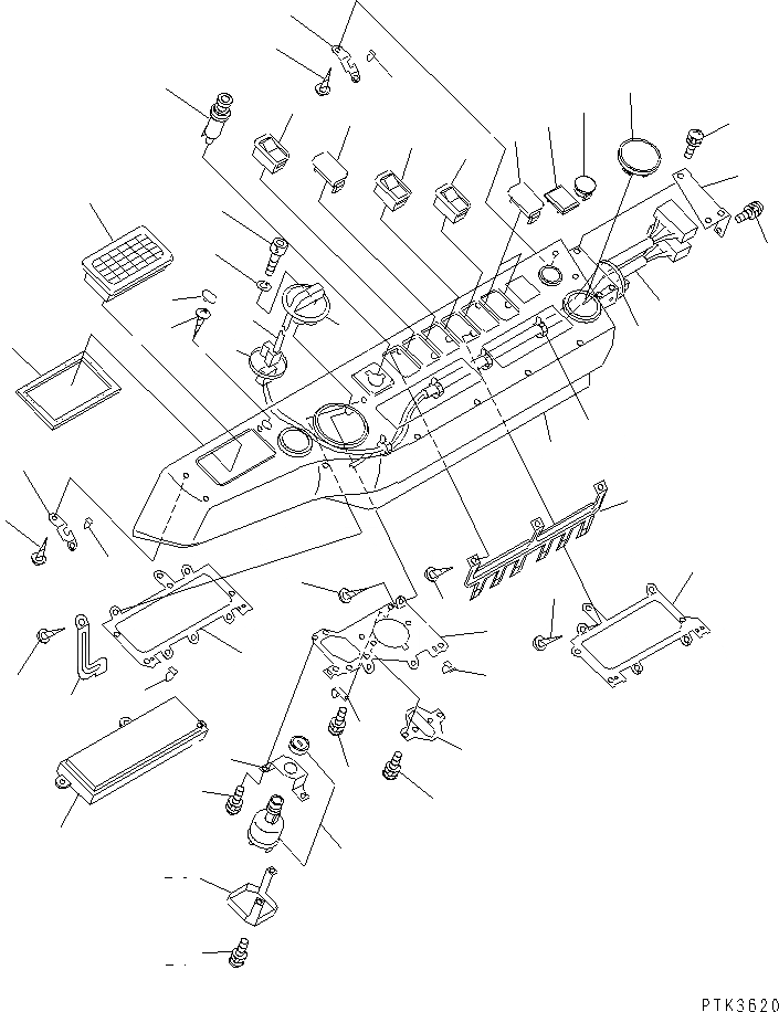 Схема запчастей Komatsu PW170ES-6K-KA - КАБИНА (ПАНЕЛЬ ПРИБОРОВ) (KA СПЕЦ-Я.)(№K-K999) КАБИНА ОПЕРАТОРА И СИСТЕМА УПРАВЛЕНИЯ