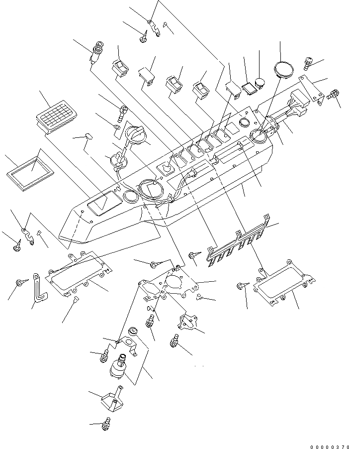 Схема запчастей Komatsu PW170ES-6K-KA - КАБИНА (ПАНЕЛЬ ПРИБОРОВ) (KA СПЕЦ-Я.)(№K-) КАБИНА ОПЕРАТОРА И СИСТЕМА УПРАВЛЕНИЯ