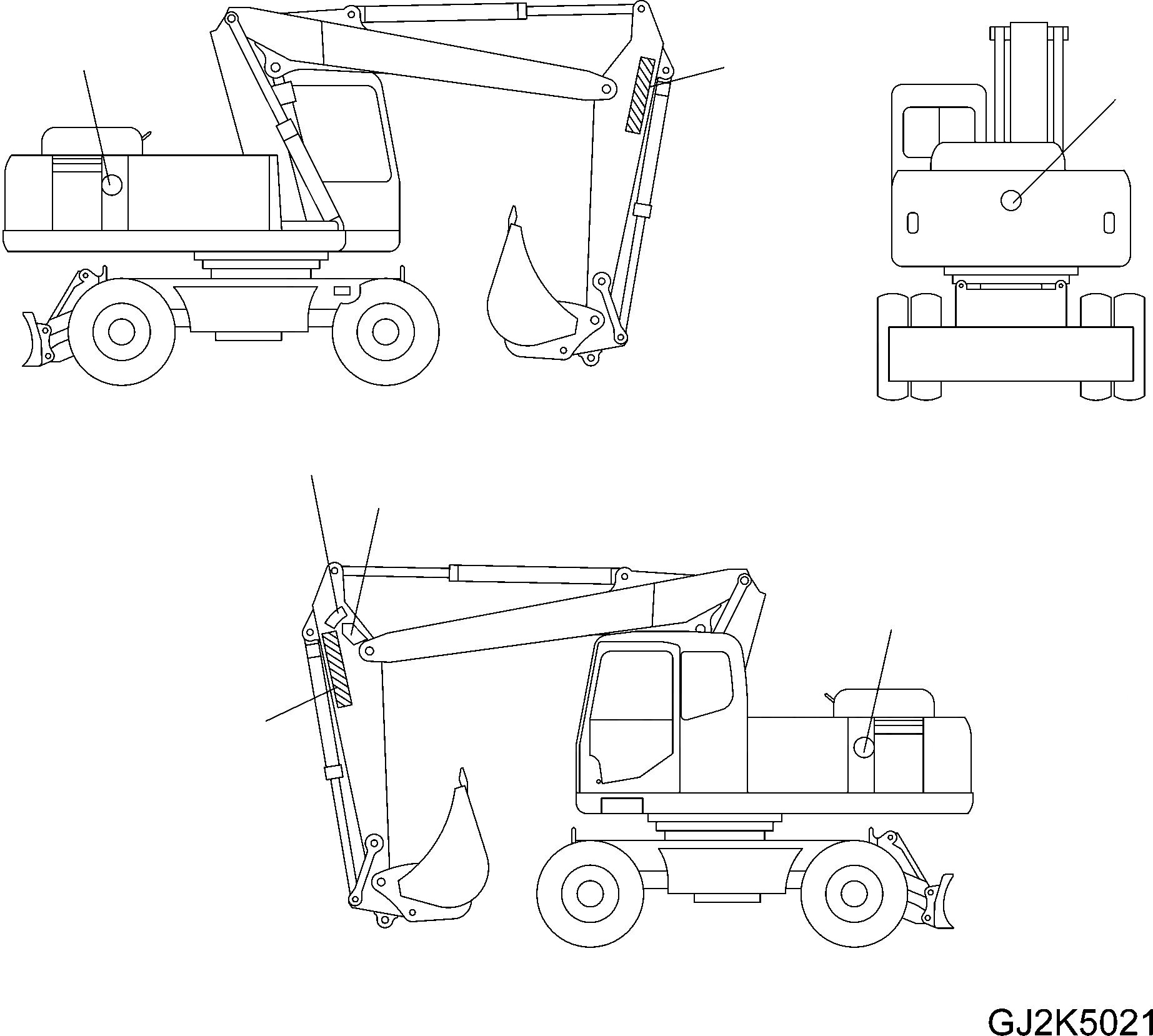 Схема запчастей Komatsu PW180-7E0 - ДОПОЛН. ТАБЛИЧКИ (КМ/Ч) (ДЛЯ ГЕРМАН. И AUSTRIA) U МАРКИРОВКА