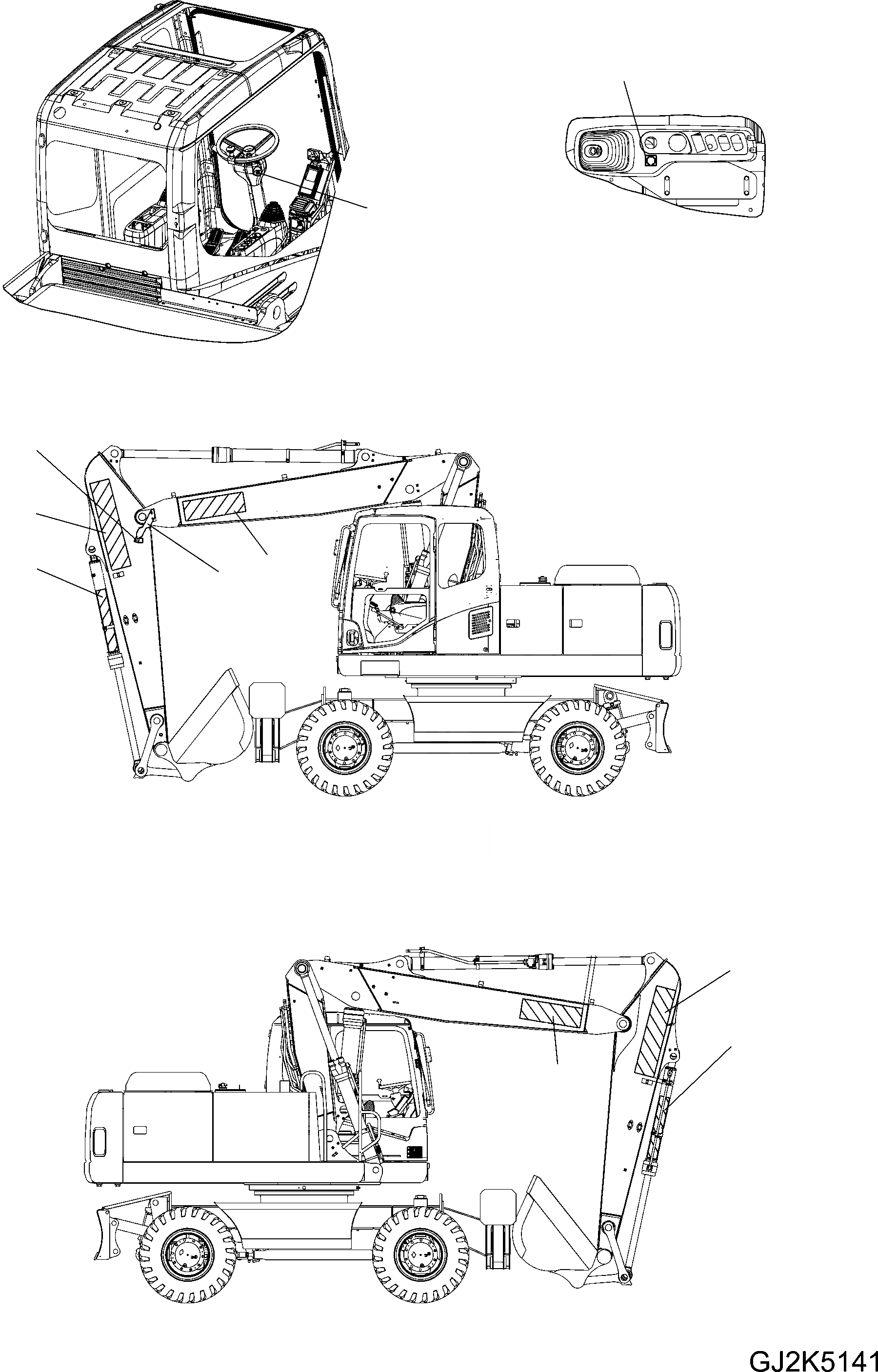 Схема запчастей Komatsu PW180-7E0 - ДОПОЛН. ТАБЛИЧКИS (ДЛЯ ITALY) U МАРКИРОВКА