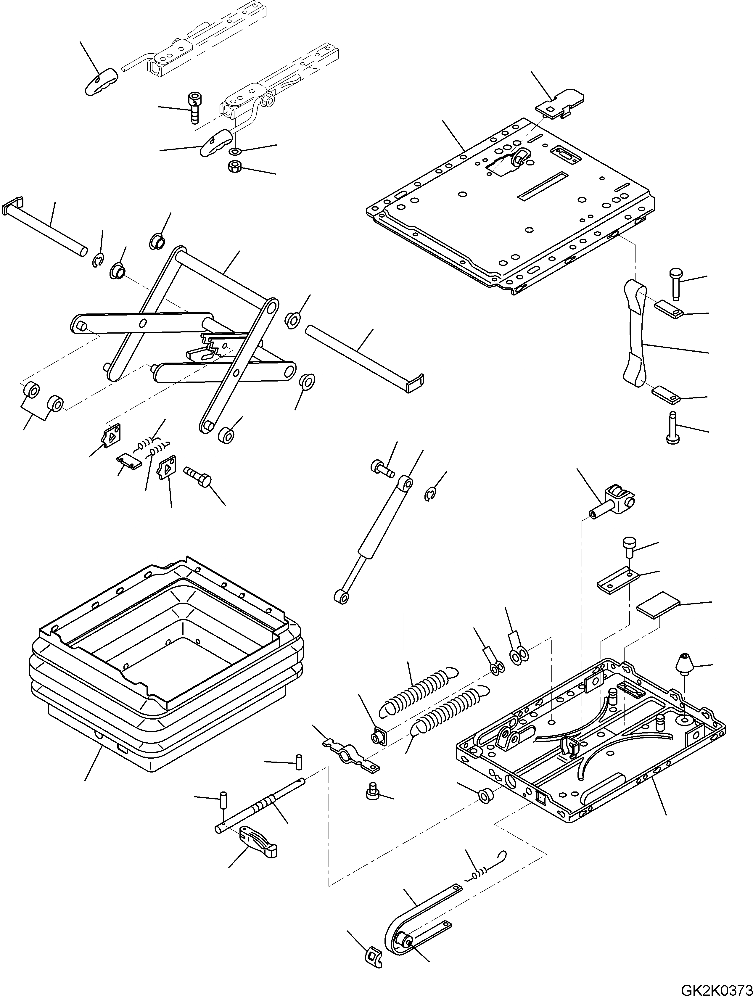 Схема запчастей Komatsu PW180-7E0 - OPERATORS СИДЕНЬЕ ASSEMBLY (/) (МЕХАНИЧ. ПОДВЕСКА) Y ОСНОВН. КОМПОНЕНТЫ И РЕМКОМПЛЕКТЫ