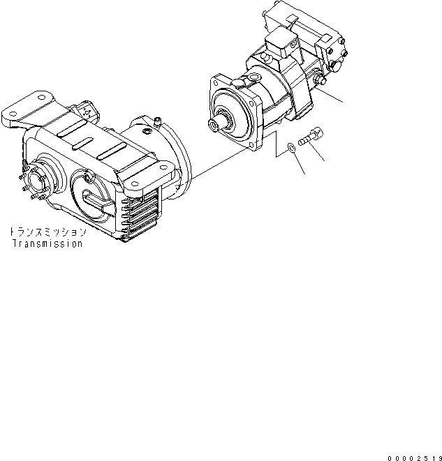 Схема запчастей Komatsu PW200-7K-KA - МОТОР ХОДА НИЖНЯЯ ГИДРОЛИНИЯ И ЛИНИЯ ХОДА