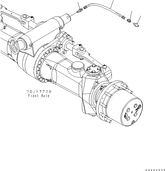 Схема запчастей Komatsu PW200-7K-KA - ШАССИ РАМА (ШАССИ СМАЗКА) SUSPENTION И КОЛЕСА