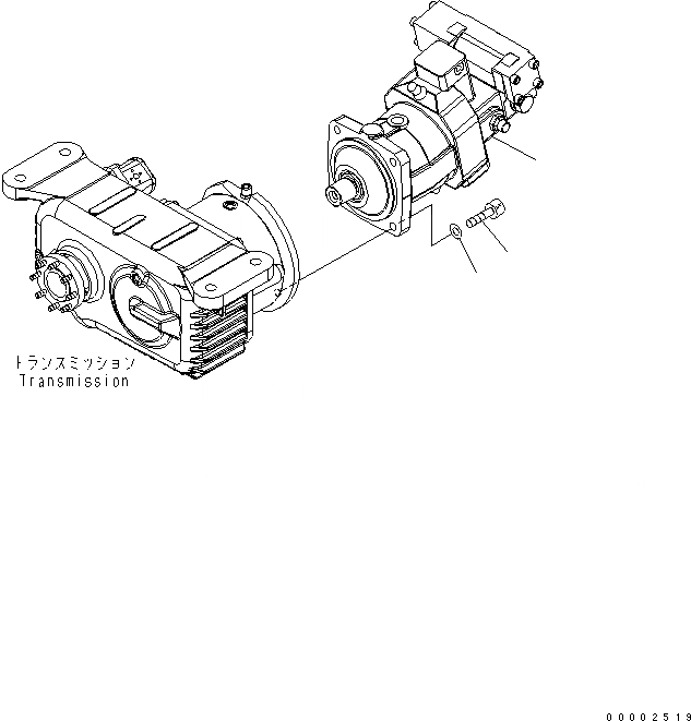 Схема запчастей Komatsu PW200-7K - МОТОР ХОДА  НИЖНЯЯ ГИДРОЛИНИЯ И ЛИНИЯ ХОДА