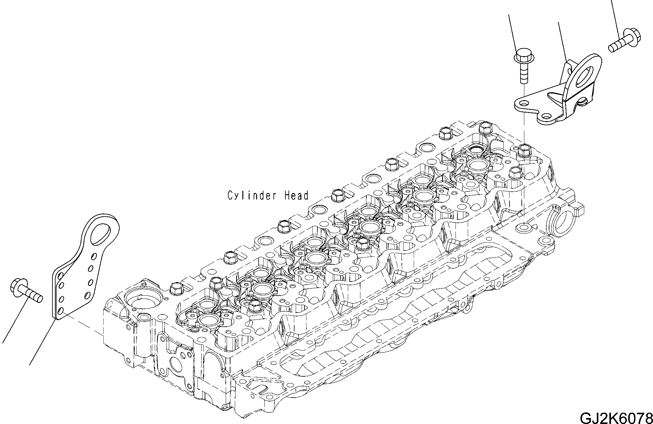 Схема запчастей Komatsu PW200-7E0 - ПОДЪЕМ КОРПУСS И ЭЛЕМЕНТЫ КРЕПЛЕНИЯ AA ДВИГАТЕЛЬ