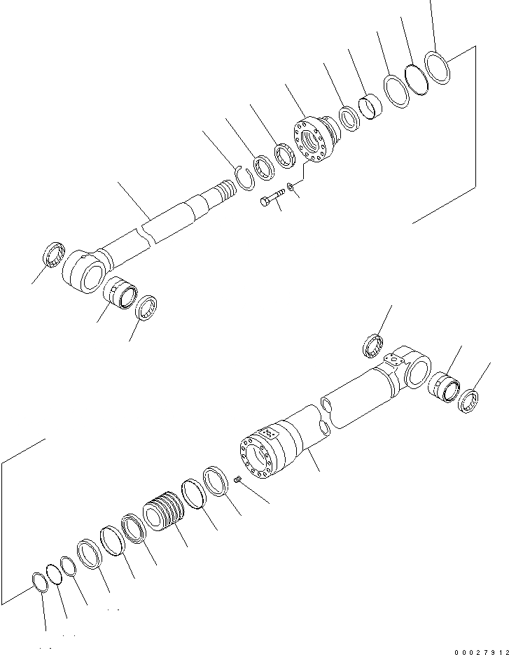 Схема запчастей Komatsu PW220-7K-KA - СТРЕЛА ADJUST ЦИЛИНДР (ДЛЯ 2-СЕКЦИОНН. СТРЕЛЫ) ОСНОВН. КОМПОНЕНТЫ И РЕМКОМПЛЕКТЫ