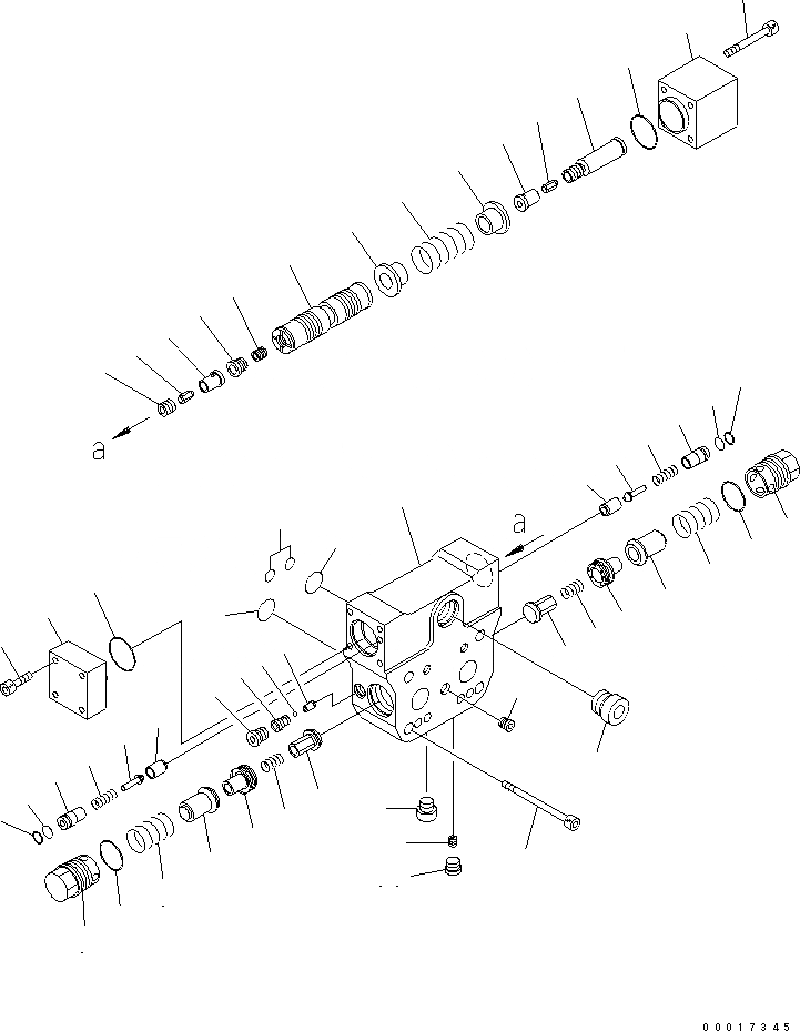 Схема запчастей Komatsu PW220-7K-KA - МОТОР ХОДА (/) ОСНОВН. КОМПОНЕНТЫ И РЕМКОМПЛЕКТЫ
