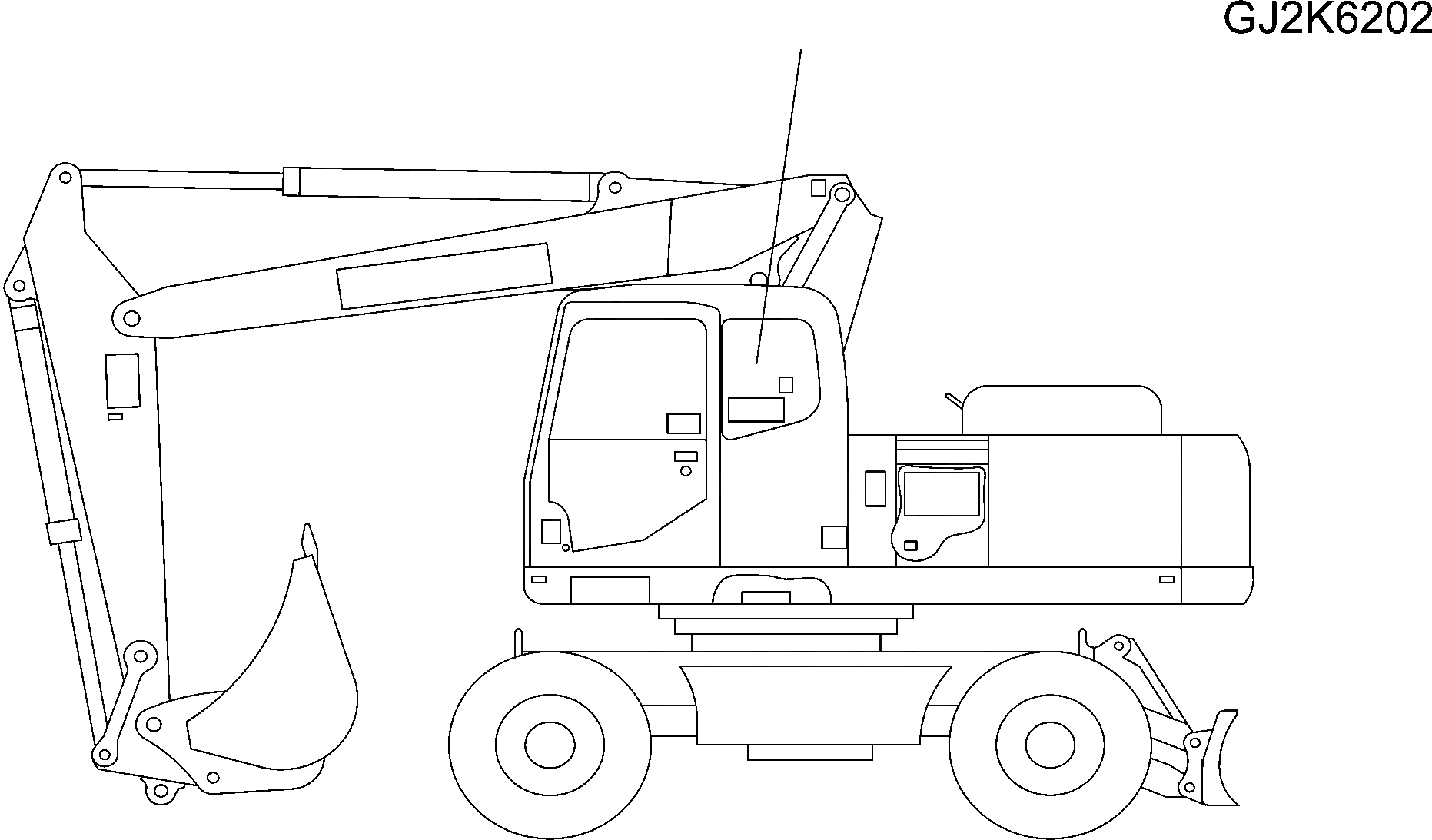 Схема запчастей Komatsu PW220-7H - ДОПОЛН. ТАБЛИЧКИ - LIFT ЕМКОСТЬ (TWO-ЧАСТИ СТРЕЛА - .T ПРОТИВОВЕС) U МАРКИРОВКА