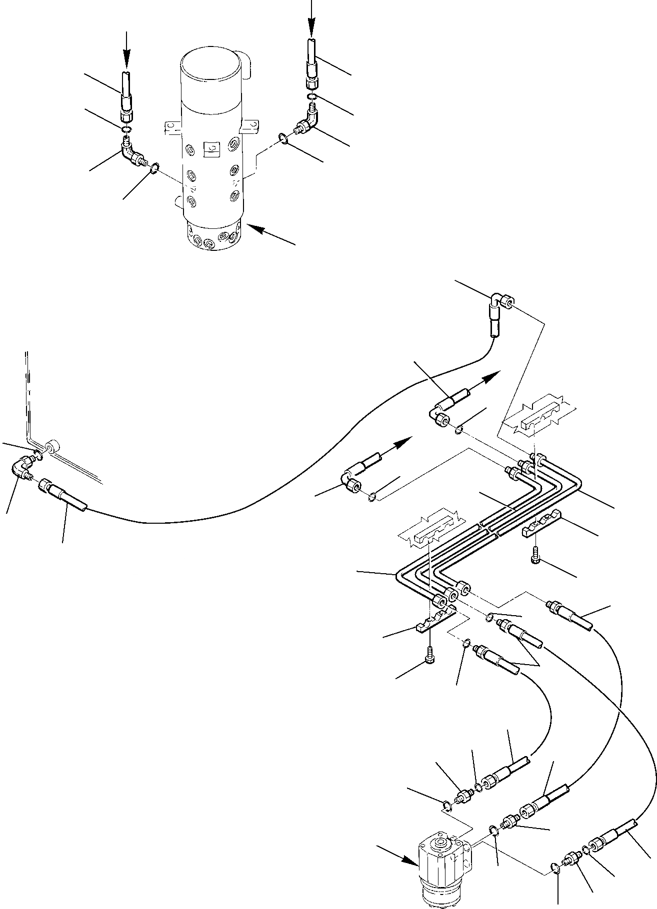 Схема запчастей Komatsu PW75R-2 - ГИДРОЛИНИЯ (РУЛЕВ. УПРАВЛЕНИЕ ЛИНИЯ) (/) УПРАВЛ-Е РАБОЧИМ ОБОРУДОВАНИЕМ