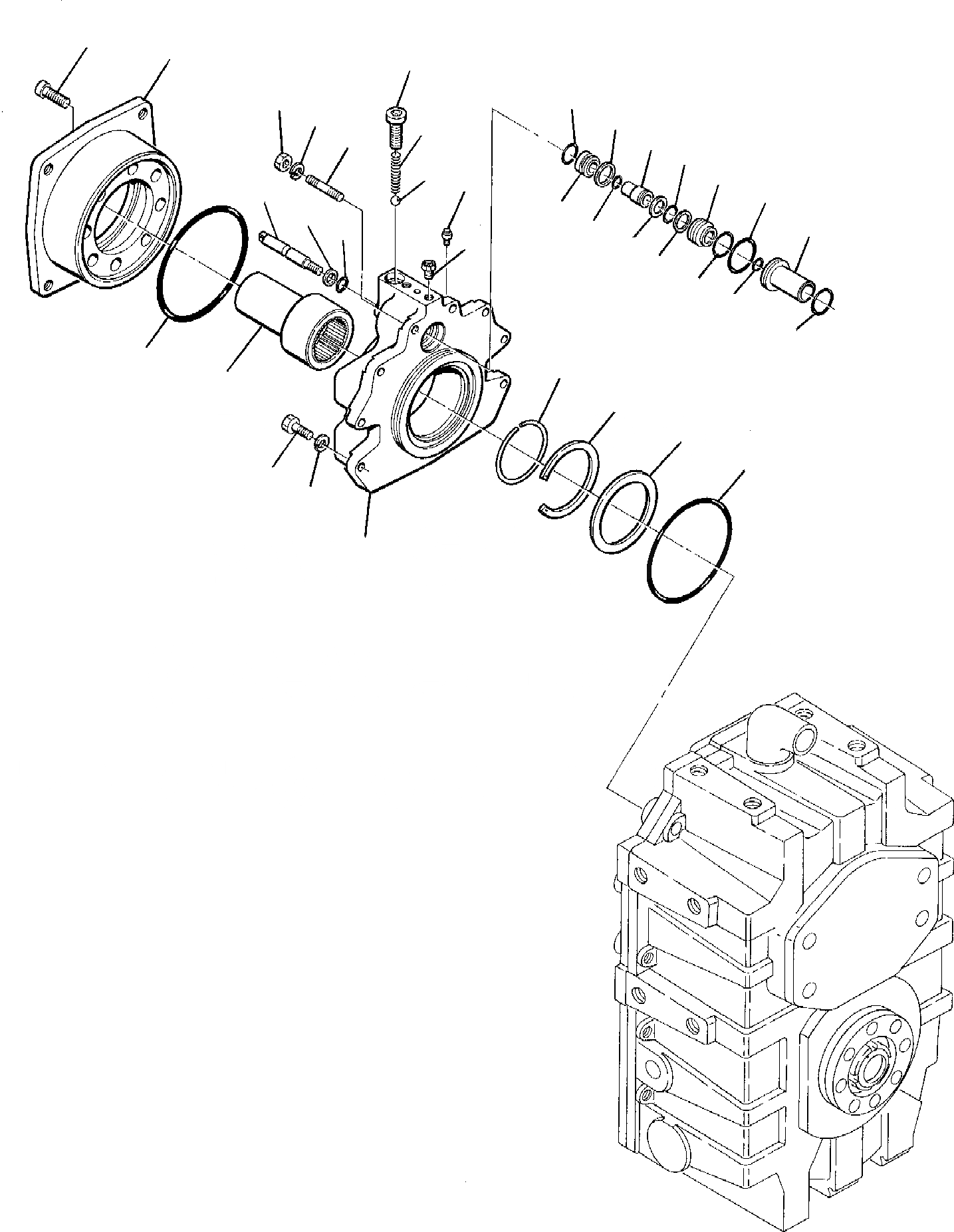 Схема запчастей Komatsu PW95-1 - ТРАНСМИССИЯ (/) ХОДОВАЯ