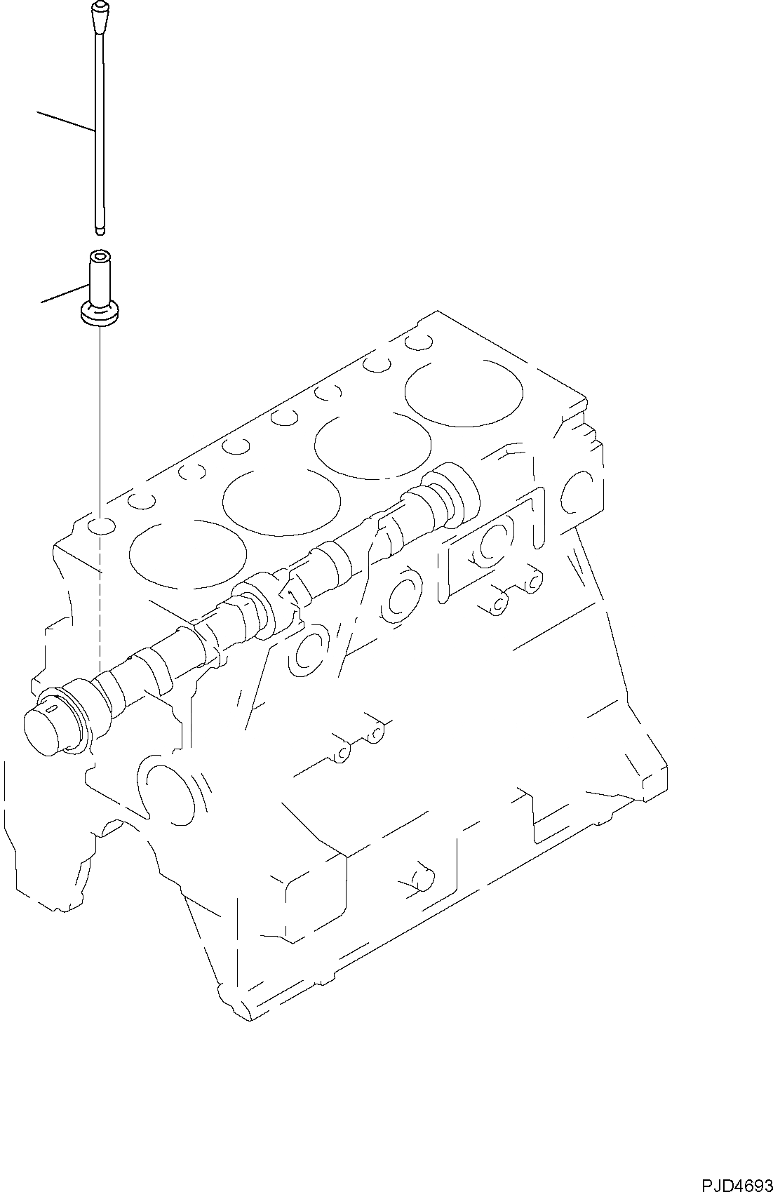 Схема запчастей Komatsu PW98MR-6 - TAPPER ДВИГАТЕЛЬ БЛОК