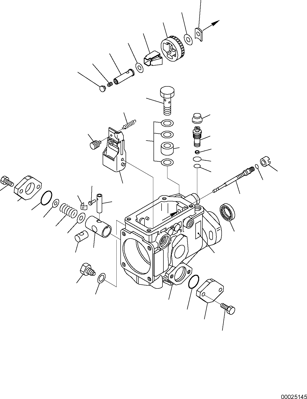 Схема запчастей Komatsu PW98MR-6 - ТОПЛ. НАСОС (/) ДВИГАТЕЛЬ БЛОК