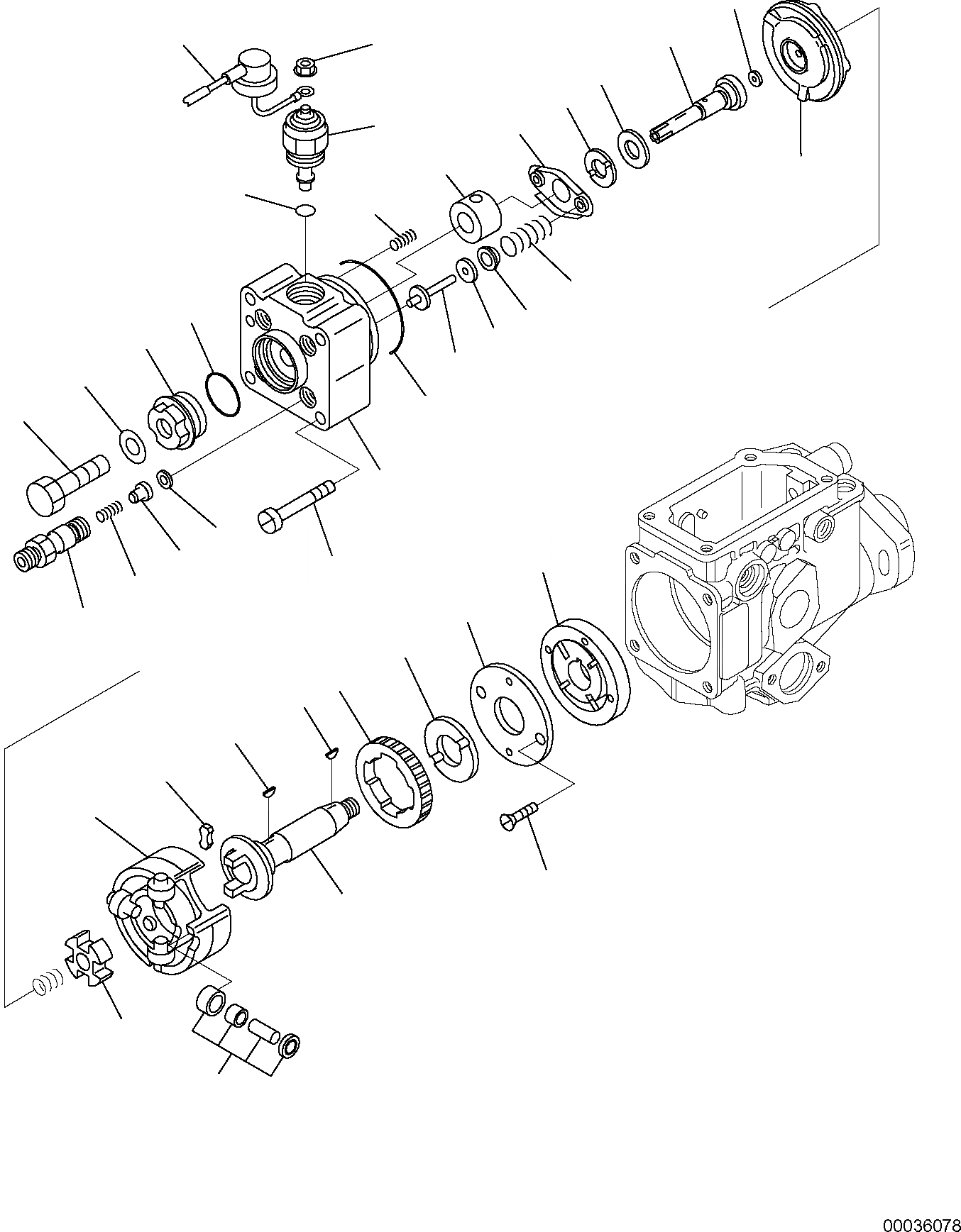 Схема запчастей Komatsu PW98MR-6 - ТОПЛ. НАСОС (/) ДВИГАТЕЛЬ БЛОК