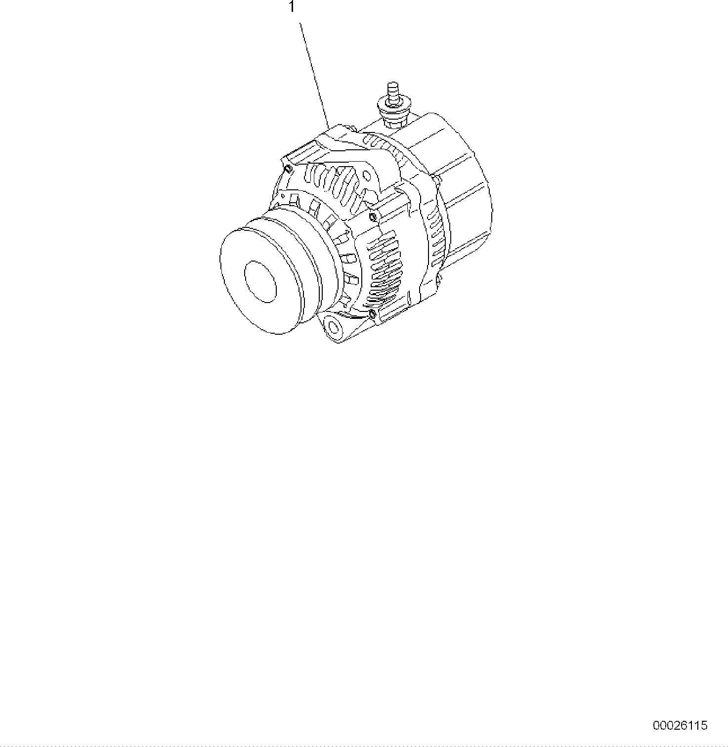 Схема запчастей Komatsu PW98MR-6 - ГЕНЕРАТОР (/) ДВИГАТЕЛЬ БЛОК