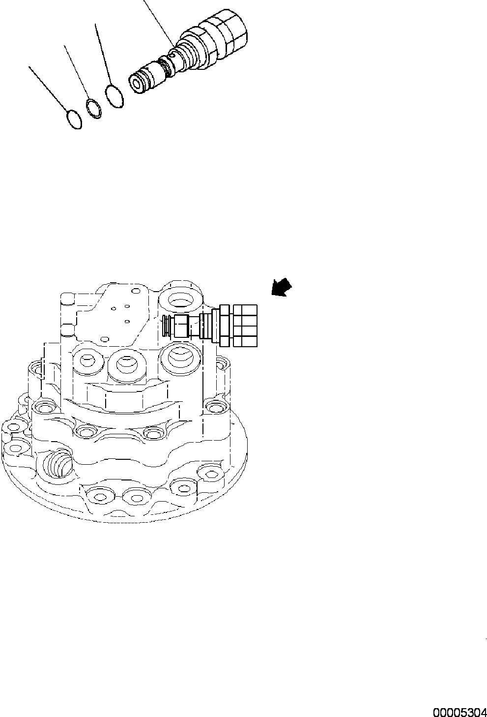 Схема запчастей Komatsu PW98MR-6 - МЕХАНИЗМ ПОВОРОТА, ВНУТР. ЧАСТИ (/) РАБОЧЕЕ ОБОРУДОВАНИЕ ГИДРАВЛИКА