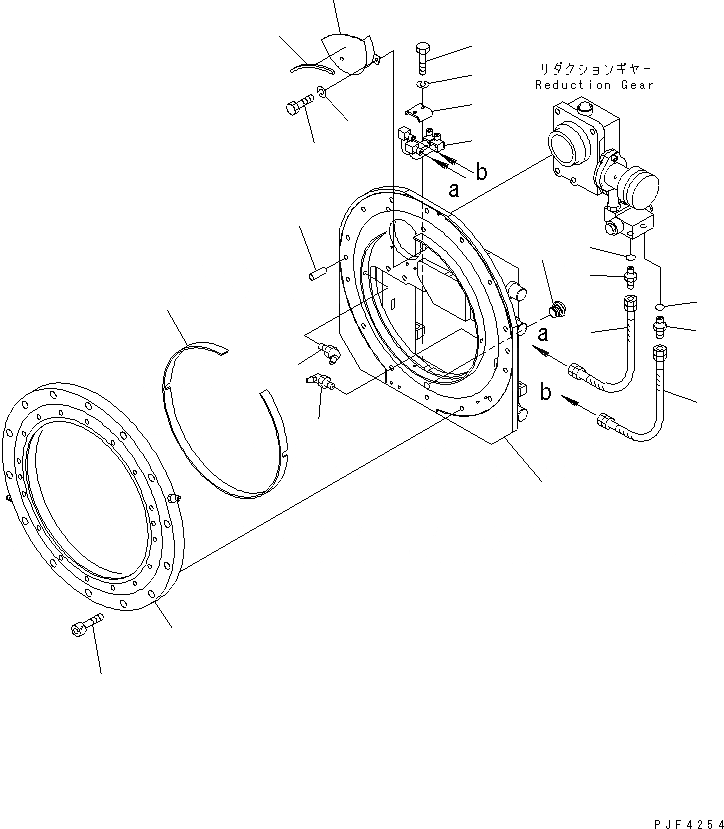 Схема запчастей Komatsu RSD157-1 - ROLL КРЕПЛЕНИЕ (INTEGRAL ТИП) (ДЛЯ ДВОЙН. ПОВОРОТН.) BASIC ROTATOR ROLL КРЕПЛЕНИЕ (DOBULE ПОВОРОТН. INTEGRAL ТИП) (FV)